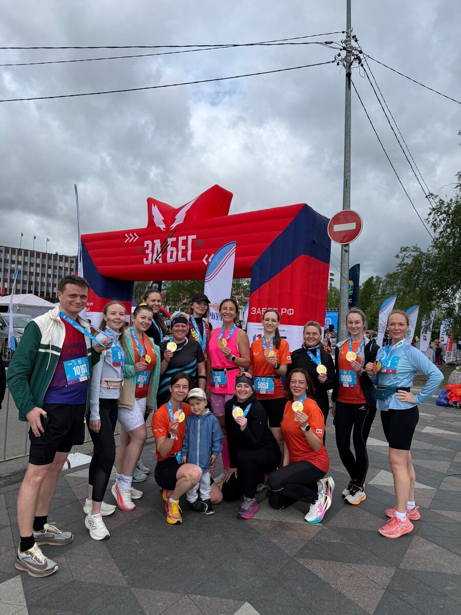 Команда RunStart на старте Забег.РФ в Петрозаводске